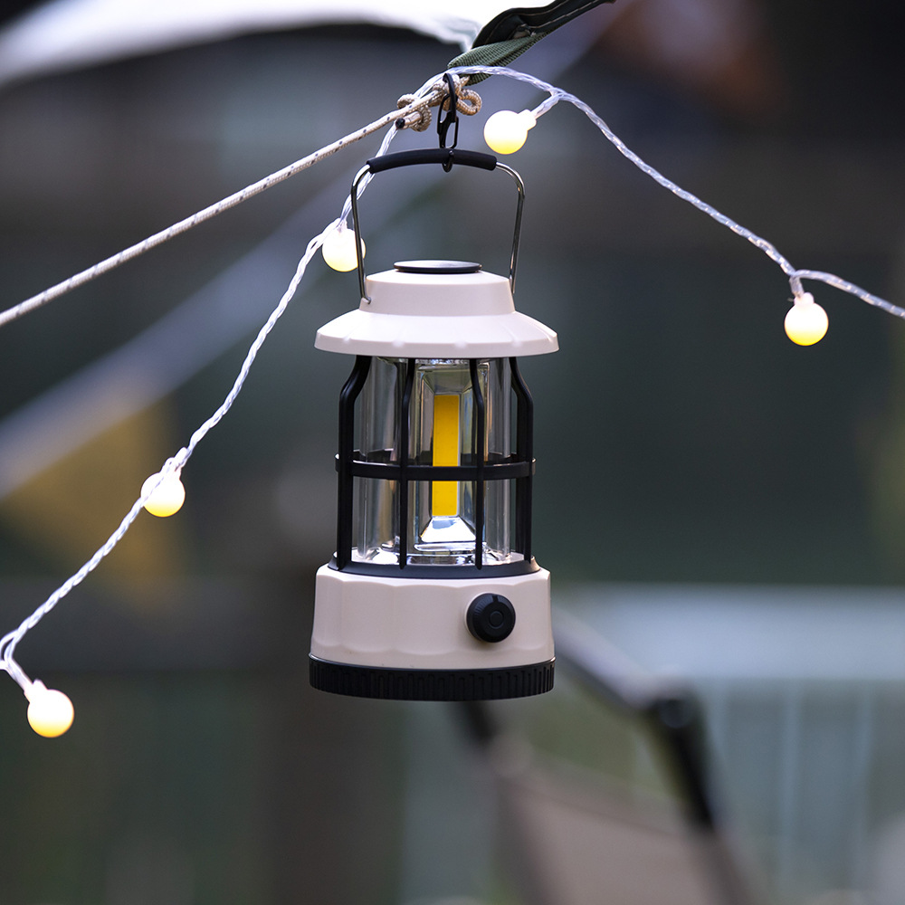 Solar camping lanterns led top