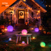 Halloween Magic Orb Set (8Pcs): "6+12-inch"Ball & Apple Lights