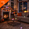 Spooky Apple Decor Set (4Pcs): LED Lights