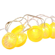 Fairy Lemon String Lights USB Powered Warm Light for Holiday Party Room Curtain Garden Decoration