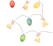 Easter Party Decorations Bunny Eggs and Rabbits LED String Lights