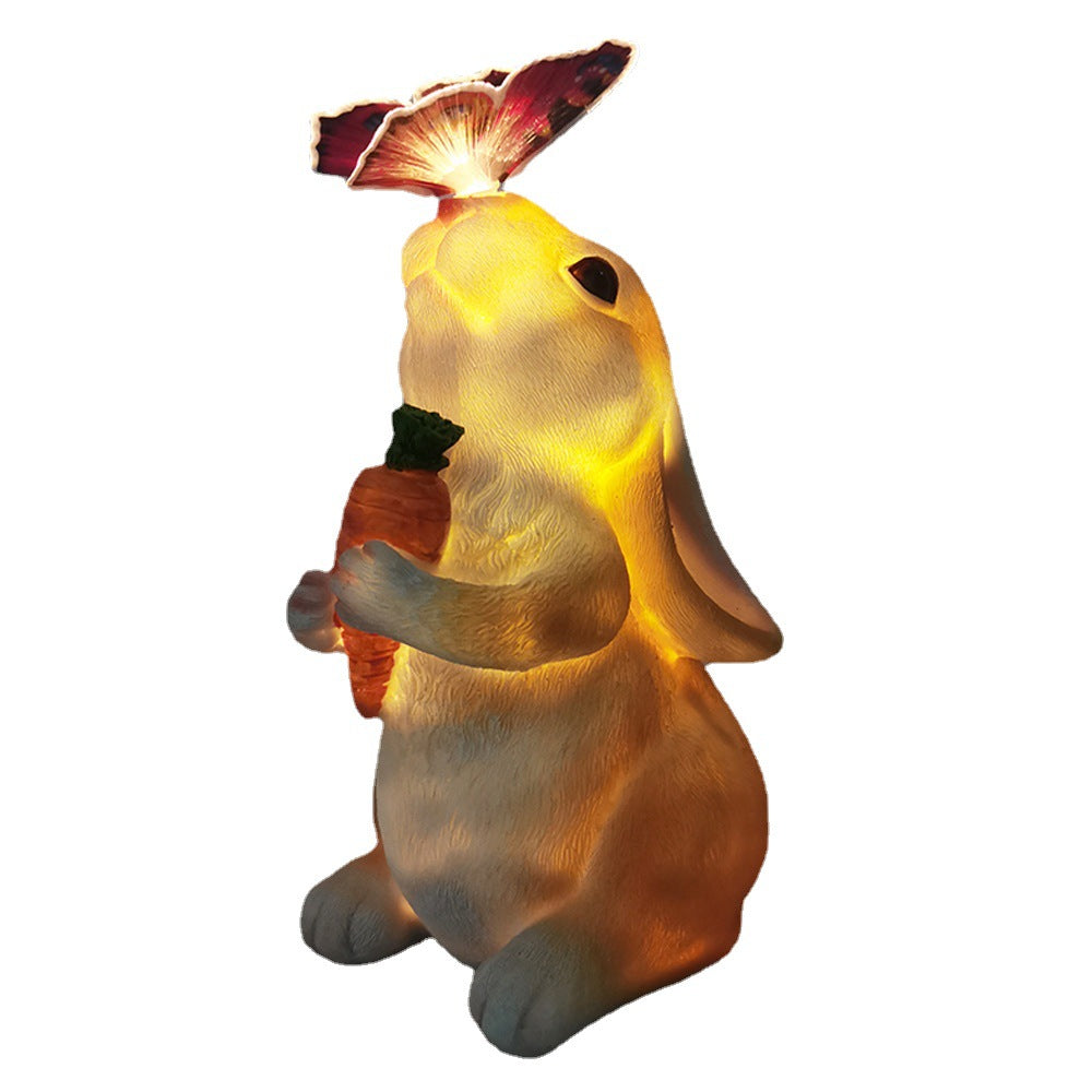 Cute Rabbit Garden Solar Lights Animal Decoration – LOFTEK