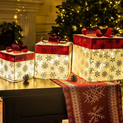 Nicro Christmas Lighted Gift Boxes