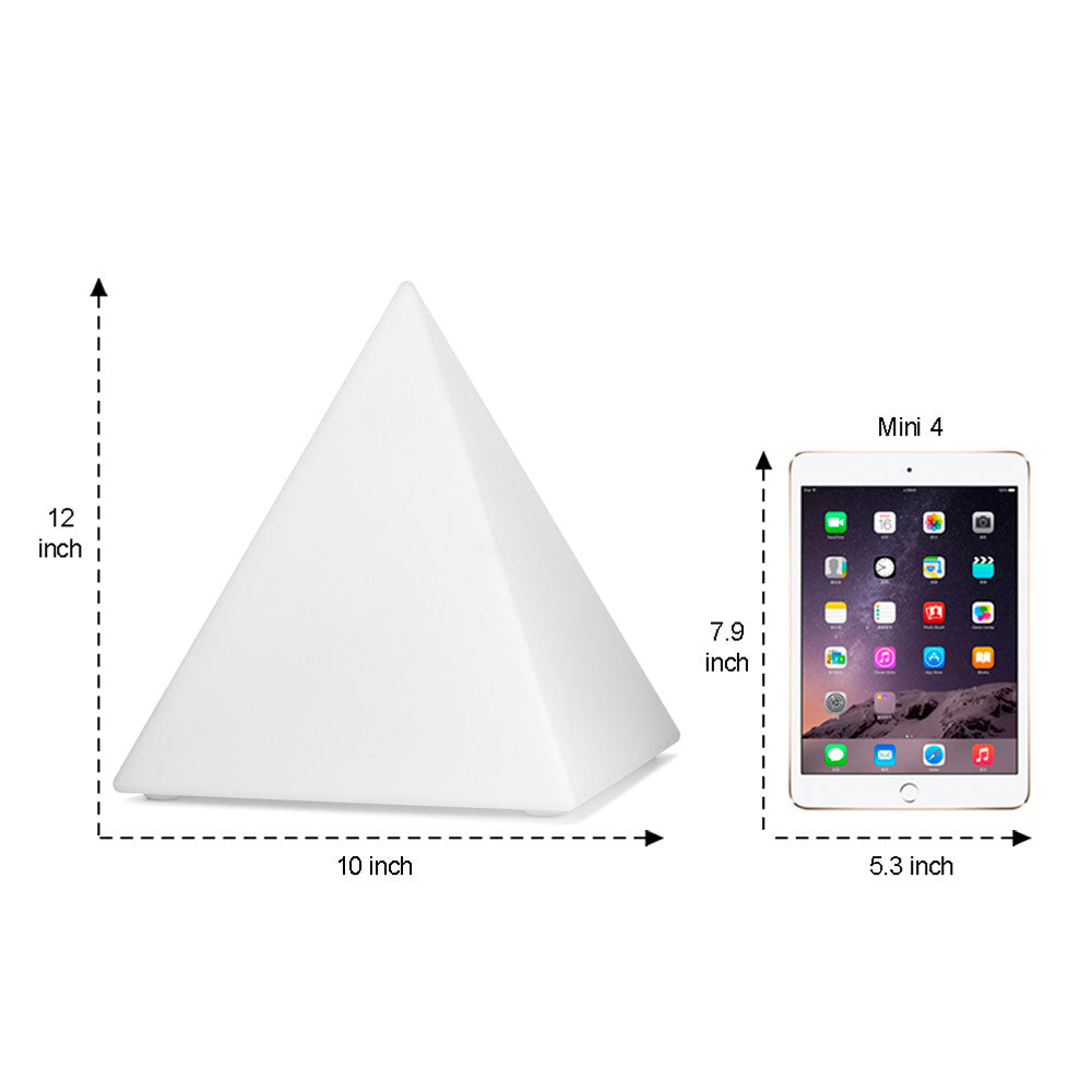 10-inch LED Pyramid Shaped Light – LOFTEK