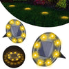 24 LEDs Solar Ground Lights for garden backyard