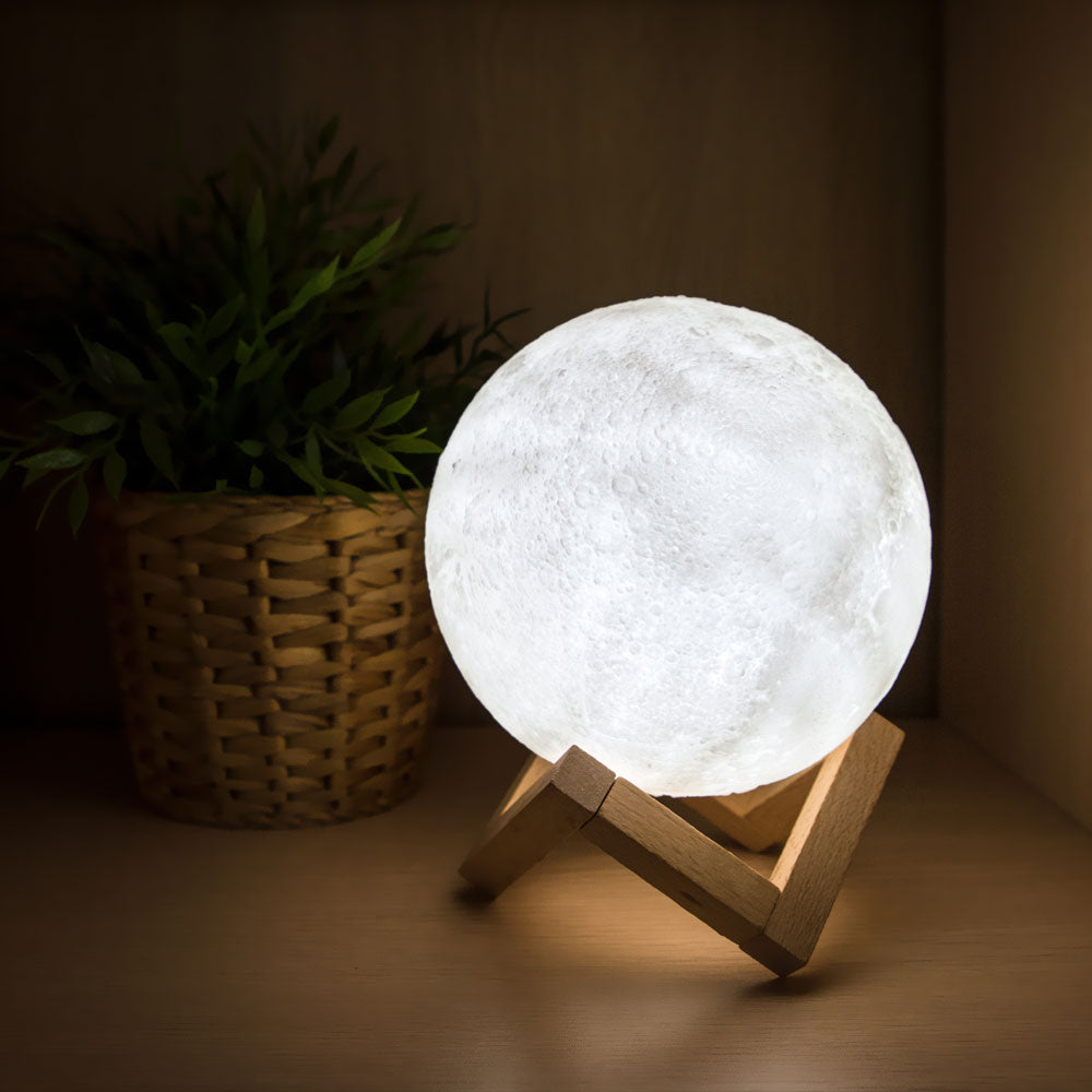 3D Printed Moon Lamp (15cm) 4