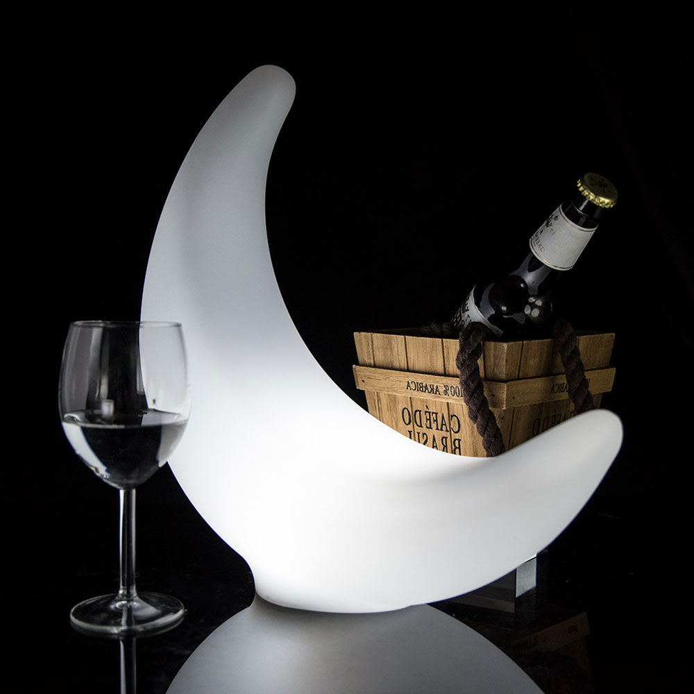 Crescent Led Light 15-inch LED Crescent Moon Shaped Light – LOFTEK