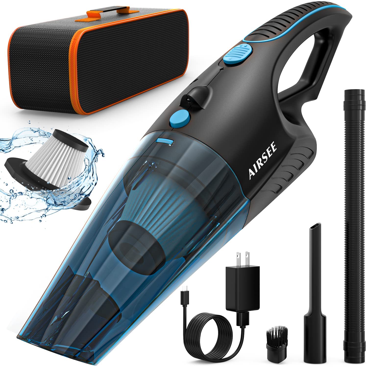 Black & Decker Cordless Orb Rechargeable Compact Hand Vacuum 