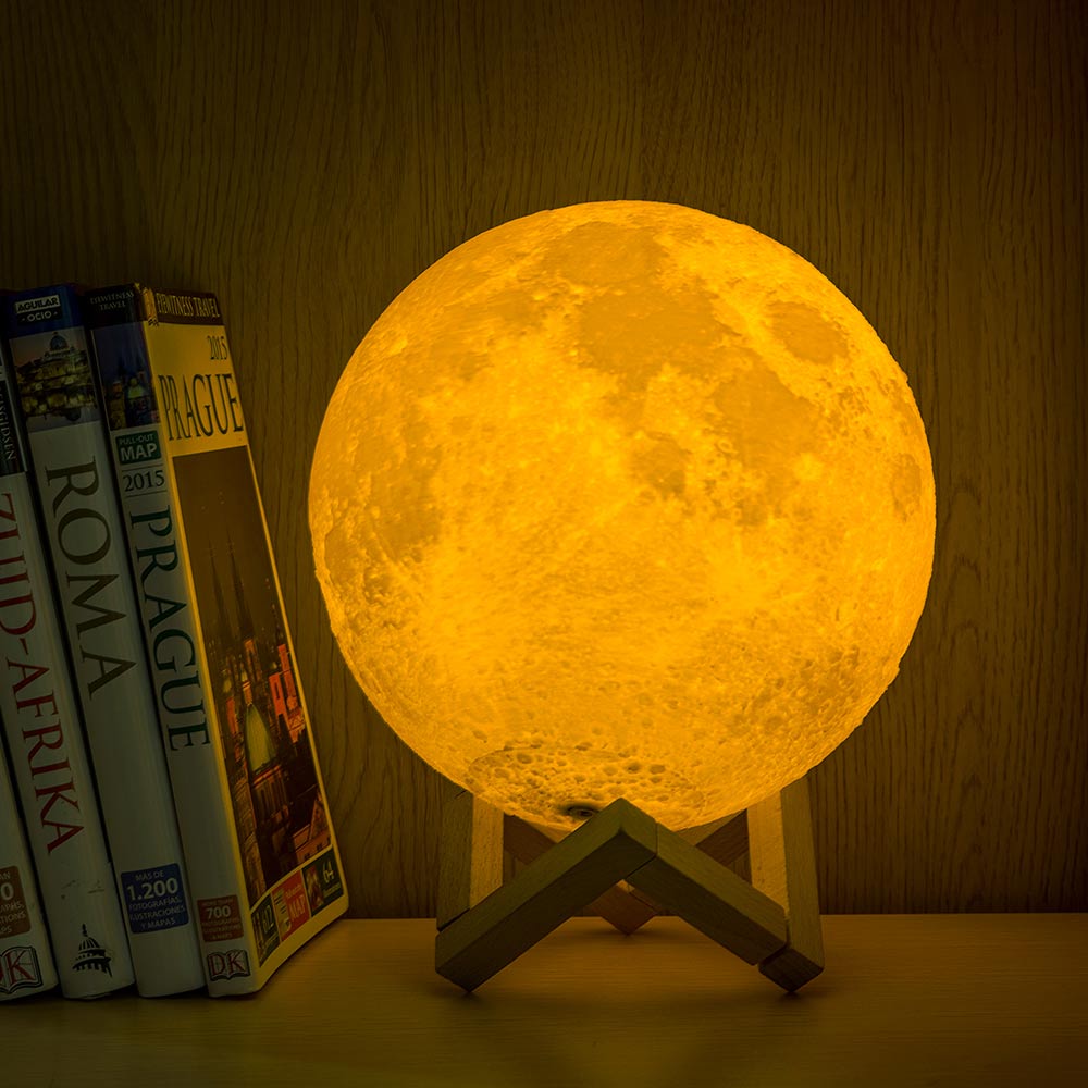 3D Printed Moon Lamp (15cm) 2