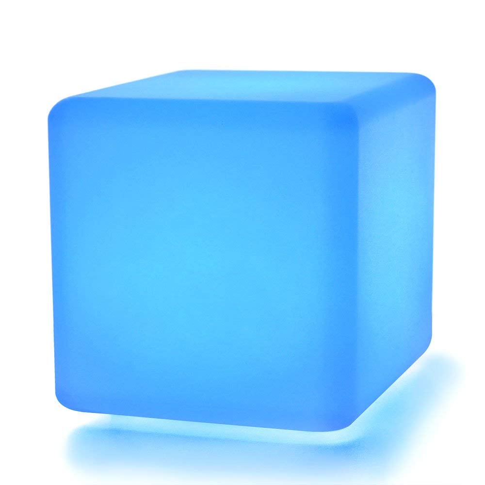 12 inch Multi-Color LED Cube Light shapelight for tablesetting