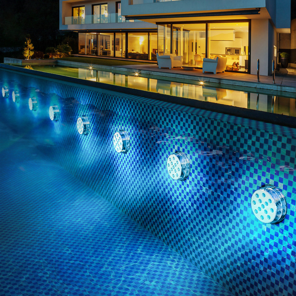 Submersible Pool Light with 13 LED Beads – LOFTEK